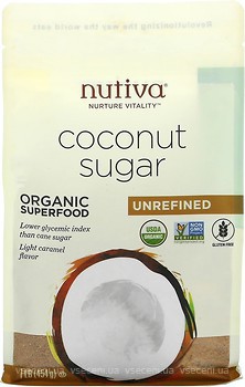 Фото Nutiva цукор кокосовий органічний 454 г