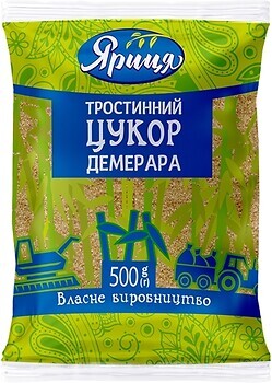Фото Ярица тростинний цукор демерара 500 г