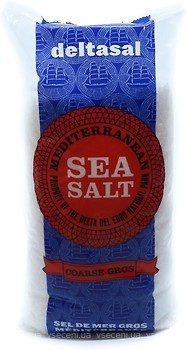 Фото Deltasal сіль морська Гурме крупний помел 1 кг