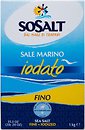 Фото Sosalt сіль морська йодована дрібного помелу 1 кг