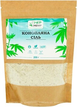 Фото Pep Hemp сіль морська з коноплею 200 г