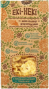 Фото Екі-Некі міні-хлібці кукурудзяні з прованськими травами 40 г (4820197660049)