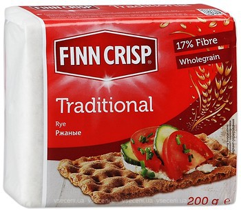 Фото Finn Crisp хлібці Traditional житні 200 г