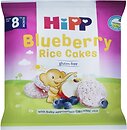 Фото Hipp хлебцы рисовые с черникой и яблоком Blueberry Rice Cakes 30 г