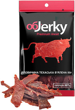 Фото ОбJerky яловичина в'ялена Техаська 50 г