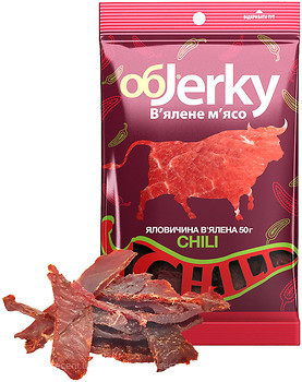 Фото ОбJerky яловичина в'ялена Chili 50 г