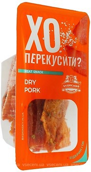 Фото Бащинський Хо-перекусити Dry Pork сиров'ялені 50 г
