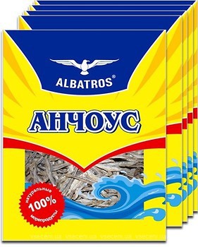 Фото Albatros Анчоуси сушені солоні 5x 36 г
