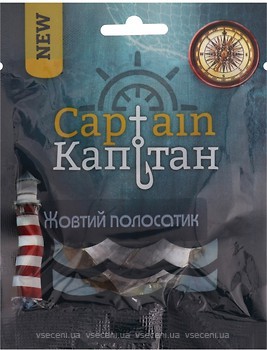 Фото Captain Жовтий полосатик сушений солоний 30 г