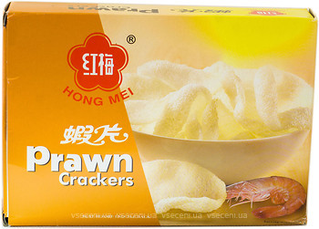 Фото Hong Mei Рисові чіпси Prawn Crackers білі 227 г