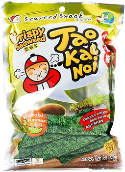 Фото Tao Kae Noi чипсы из морских водорослей со вкусом васаби 15 г