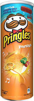 Фото Pringles чіпси Paprika зі смаком паприки 165 г