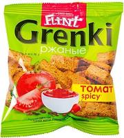 Фото Flint сухарики Grenki зі смаком томата spicy 70 г