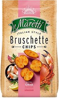 Фото Maretti сухарики Bruschette зі смаком краба 70 г