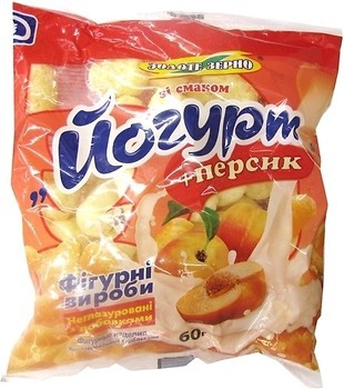 Фото Золоте Зерно кукурузные палочки Салют со вкусом йогурта и персика 60 г
