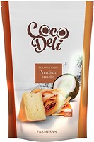 Фото Coco Deli кокосові чіпси Coconut delight зі смаком сиру пармезан 30 г