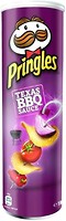 Фото Pringles чіпси Texas BBQ Sauce зі смаком техаського барбекю 165 г