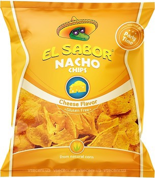 Фото El Sabor Чіпси Nacho зі смаком сиру 225 г