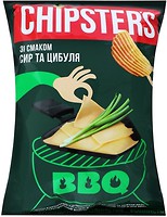 Фото Chipster's чіпси Сир і цибуля 120 г