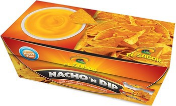 Фото El Sabor Чіпси Nacho`n DIP зі смаком чилі з сирним соусом 175 г