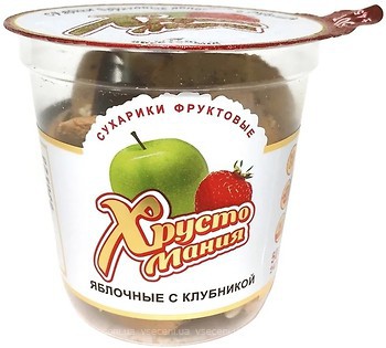 Фото Spektrumix фруктовые сухарики Яблочные с клубникой 50 г