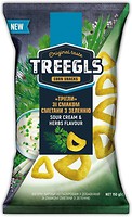 Фото Treegls кукурузные снеки Триглы со вкусом сметаны с зеленью 150 г