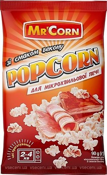 Фото Mr'Corn попкорн зі смаком бекону 90 г