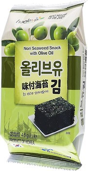 Фото Haelove чіпси-норі Seaweed зі смаком оливкової олії 4.5 г