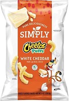 Фото Cheetos кукурудзяно-сирні палички Simply Puffs White Cheddar зі смаком білого сиру Чеддер 226.8 г