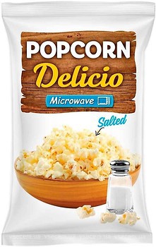 Фото Delicio попкорн Microwave солоний 80 г
