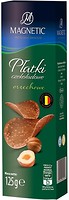 Фото Magnetic чіпси шоколадні Platki зі смаком горіхів 125 г