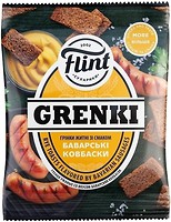 Фото Flint сухарики Grenki зі смаком баварських ковбасок 100 г