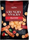Фото Своя Лінія кукурузные шарики Crunchy Snacks со вкусом бекона 60 г