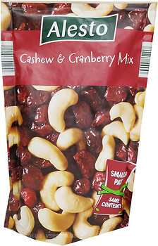 Фото Alesto ягодно-ореховое ассорти Cashew-Cranberry-Mix 200 г