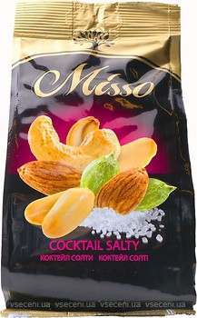 Фото Misso горіхове асорті Cocktail Salty з гарбузовим насінням 125 г