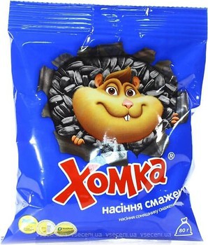 Фото Хомка насіння соняшника несолоне 80 г