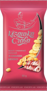 Фото Козацька Слава арахис со вкусом бекона 60 г