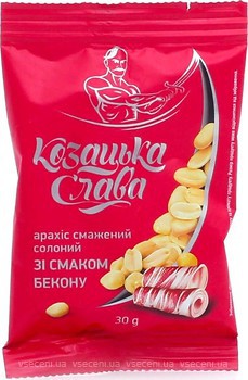 Фото Козацька Слава арахіс зі смаком бекону 30 г