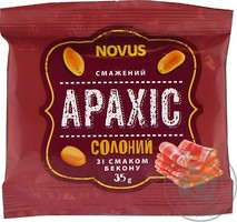 Фото Novus арахіс зі смаком бекону 35 г