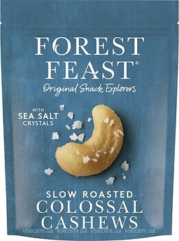 Фото Forest Feast кешью Colossal Cashews смажений з морською сіллю 120 г