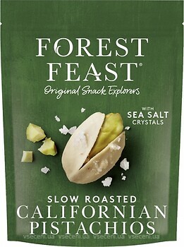 Фото Forest Feast фісташки Californian Pistachios смажені з морською сіллю 120 г
