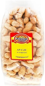Фото Караван Ласощів арахіс в шкаралупі 300 г