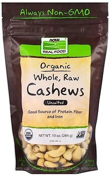 Фото Now Foods кеш'ю Cashews сирий 284 г