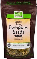 Фото Now Foods гарбузове насіння Pumpkin очищене сире 340 г