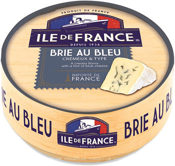 Фото Ile De France Brie Au Bleu фасований 125 г