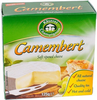 Фото Kaserei Champignon Camembert фасований 125 г