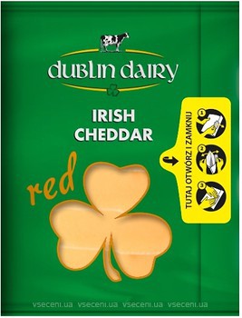 Фото Dublin Dairy Irish Cheddar Red нарізка 150 г