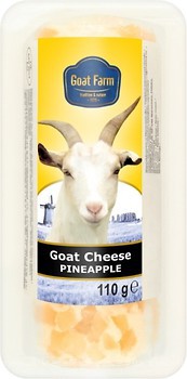 Фото Goat Farm Goat Cheese Pineapple фасованный 110 г