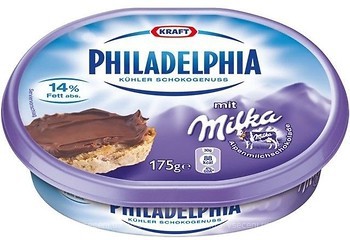 Фото Philadelphia Kraft Milka 14% фасований 175 г