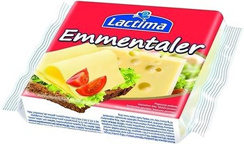 Фото Lactima Emmentaler тостерний нарізка 130 г